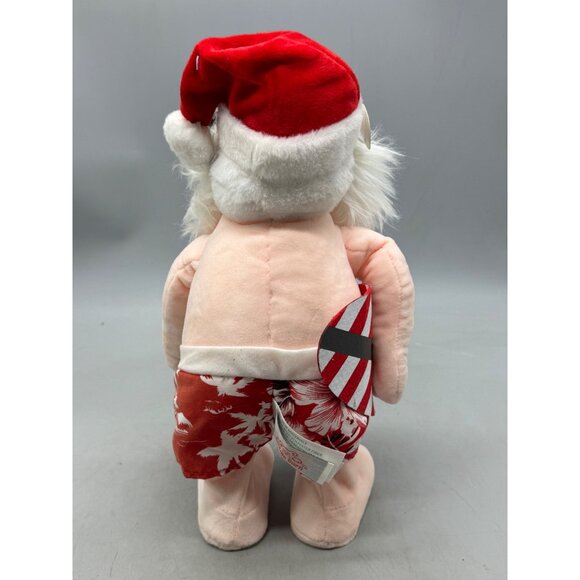 Surfing Santa Plush with Animated Musical Holiday Decoration 15" Tall Used READ - Picture 3 of 6